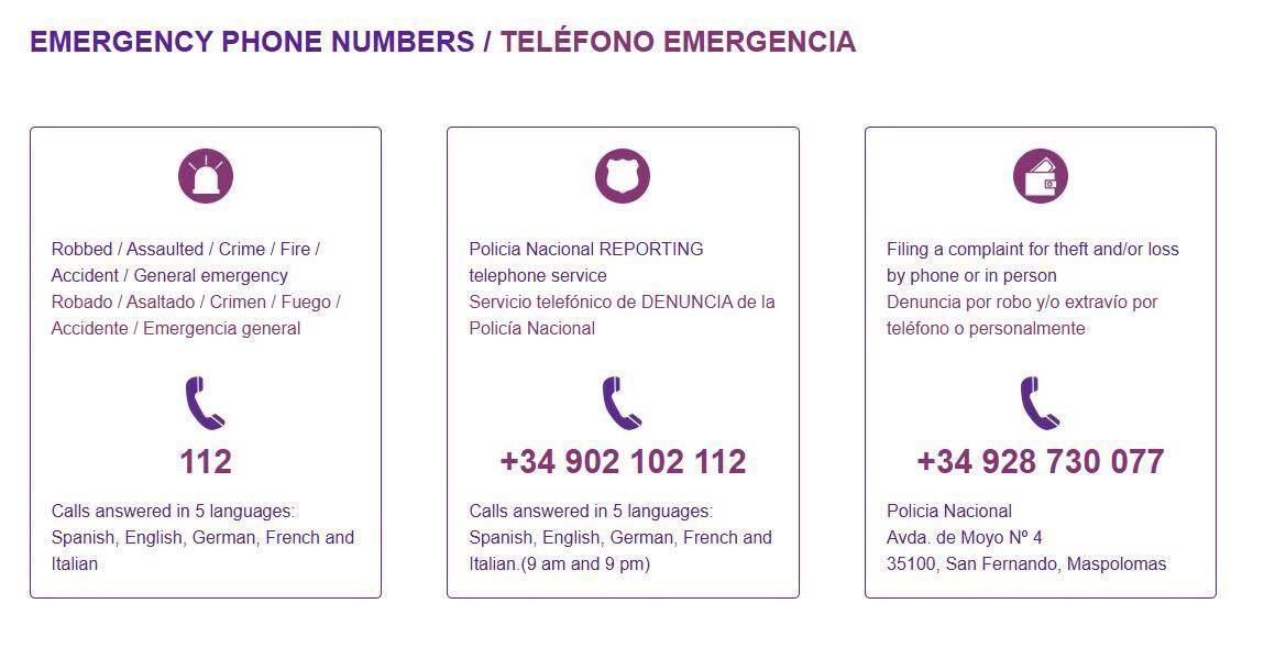 Emergency Phone Numbers Emergency Phone Numbers