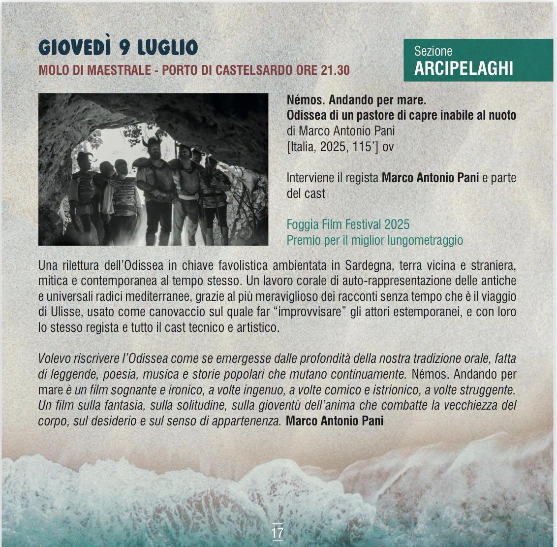 Cinema delle Terre del Mare (Inizio ore 21:30)
