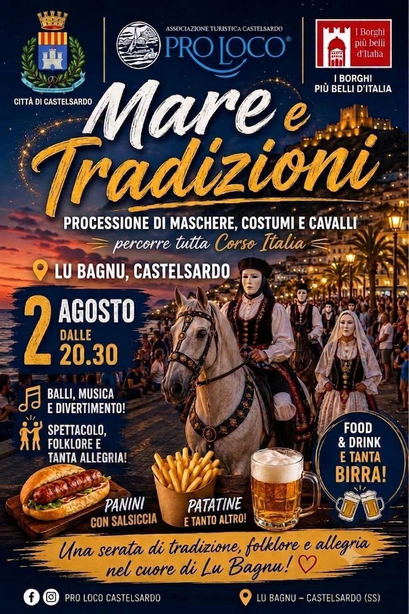 Mare e Tradizioni - Processione di Maschere, Costumi e Cavalli (inizio alle 20.30)