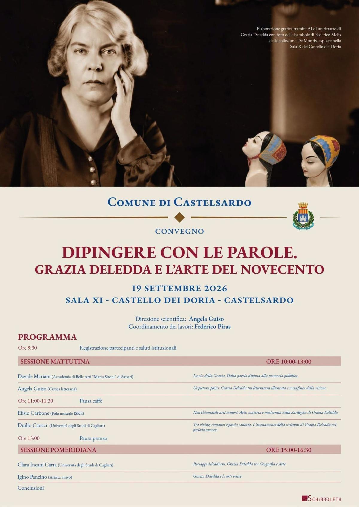 Convegno "Dipingere con le Parole, Grazia Deledda e l'Arte del Novecento" in dialogo con la mostra Ritorno al Novecento (inizio ore 9:30)