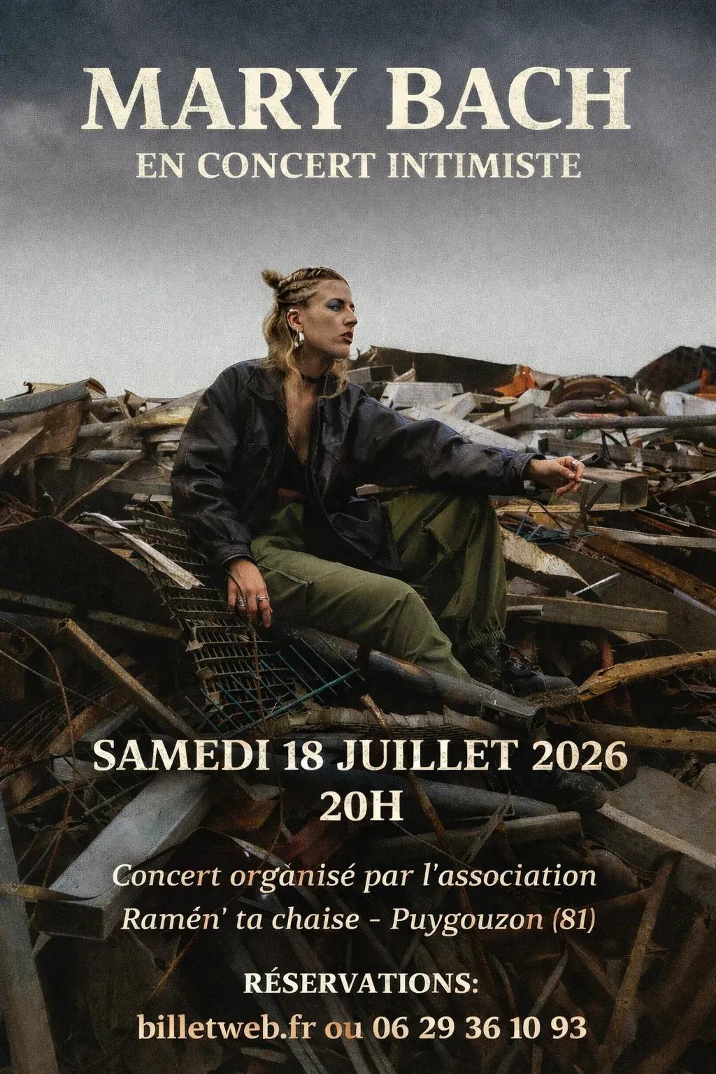 Mary Bach en concert à Puygouzon
