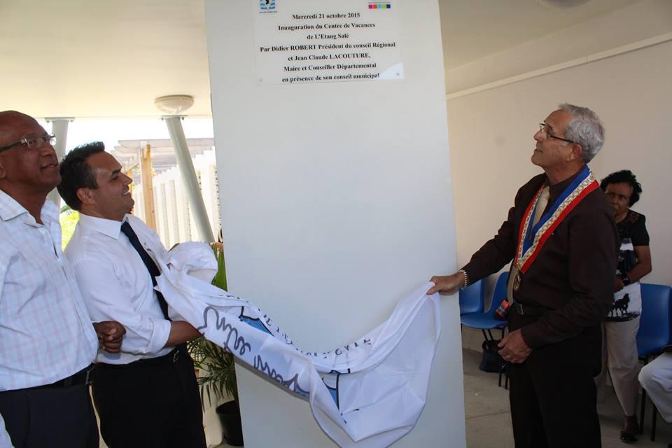Inauguration du Centre de Vacances de L'Etang-Salé les Bains