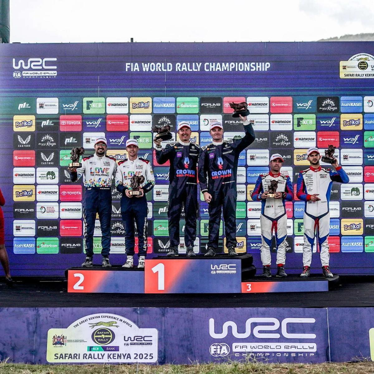 WRC Safari Rally Kenia 2025: Zaldívar hace historia con un doble podio y un top 10