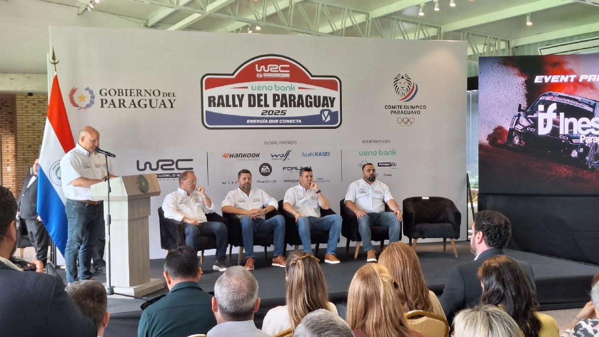 ¡¡En marcha!! Se llevó a cabo el lanzamiento del oficial del «WRC ueno Rally del Paraguay 2025»