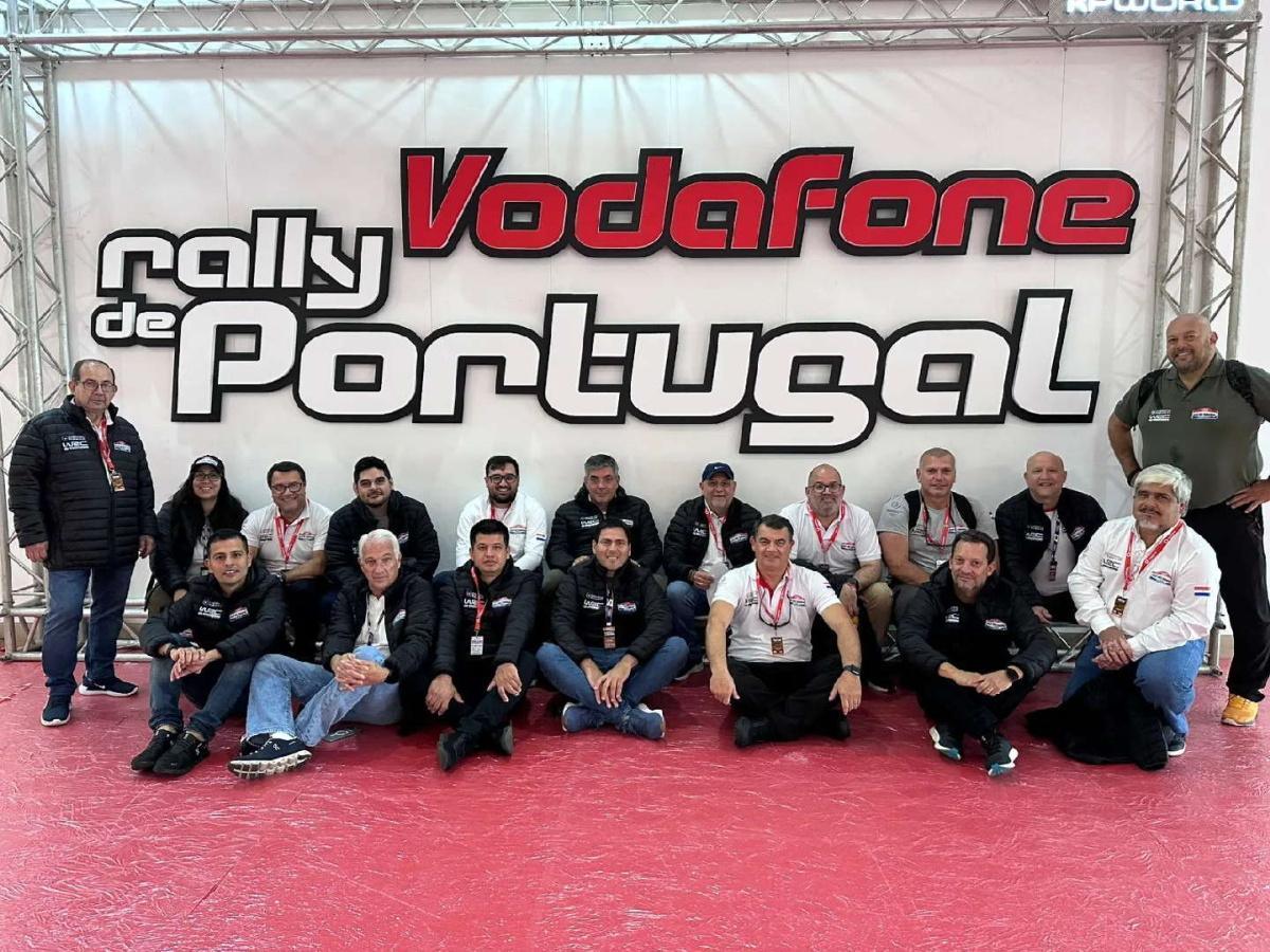 El staff del WRC ueno Rally del Paraguay se alista para nuestra cita desde Portugal