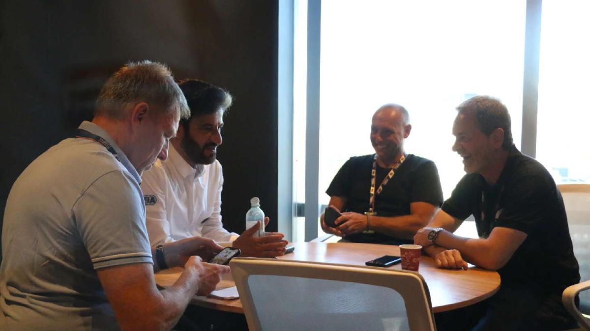 El Presidente de la FIA visita el Media Center del WRC ueno Rally del Paraguay