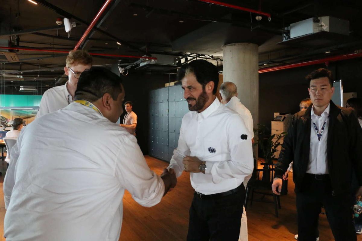 El Presidente de la FIA visita el Media Center del WRC ueno Rally del Paraguay El Presidente de la FIA visita el Media Center del WRC ueno Rally del Paraguay