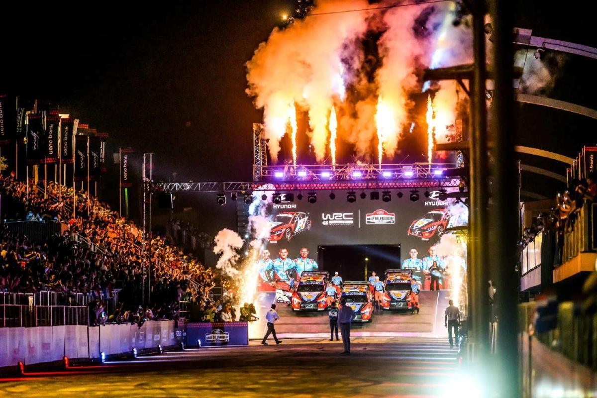 Paraguay vibra con la partida ceremonial del WRC ueno Rally del Paraguay
