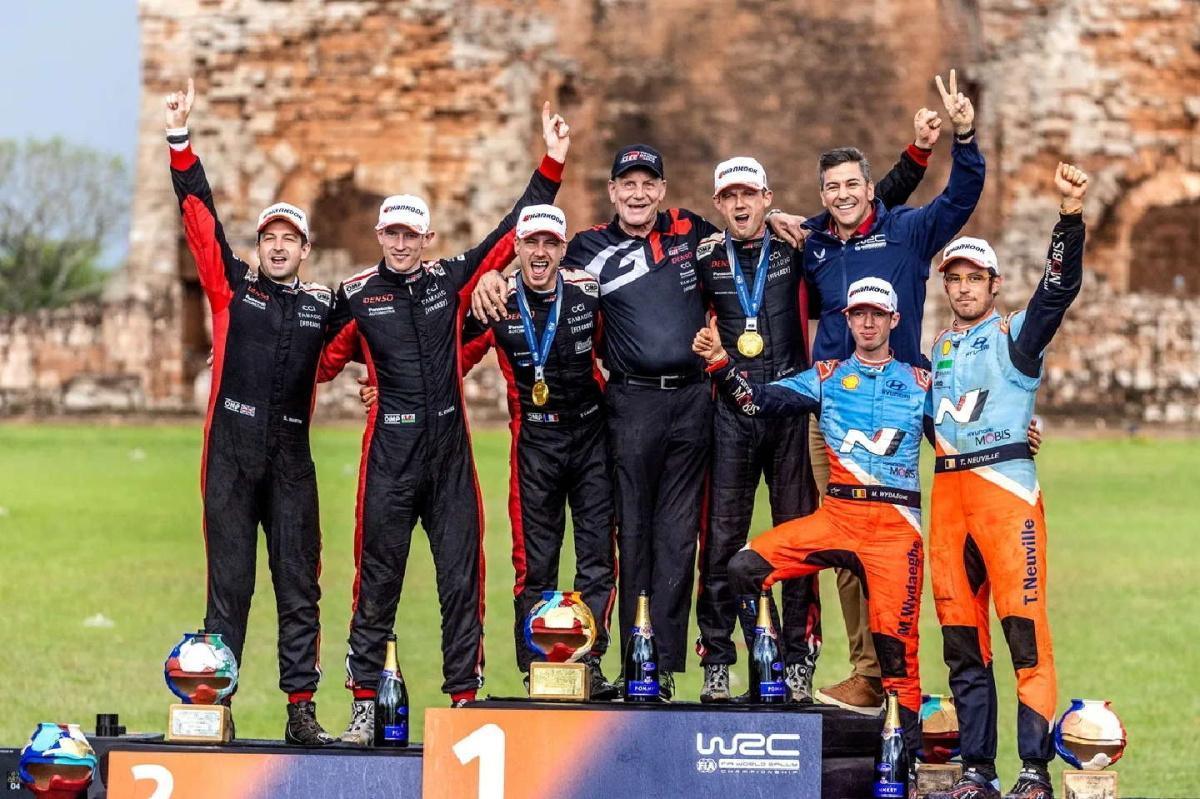 «Dieciocho veces Toyota» Sébastien Ogier se queda con la victoria en el WRC ueno Rally del Paraguay «Dieciocho veces Toyota» Sébastien Ogier se queda con la victoria en el WRC ueno Rally del Paraguay