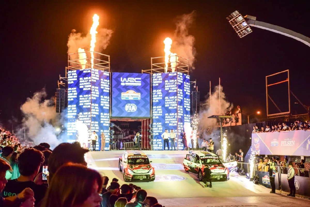 Más de 10.000 personas vibraron en la Largada Simbólica del WRC ueno Rally del Paraguay 2026