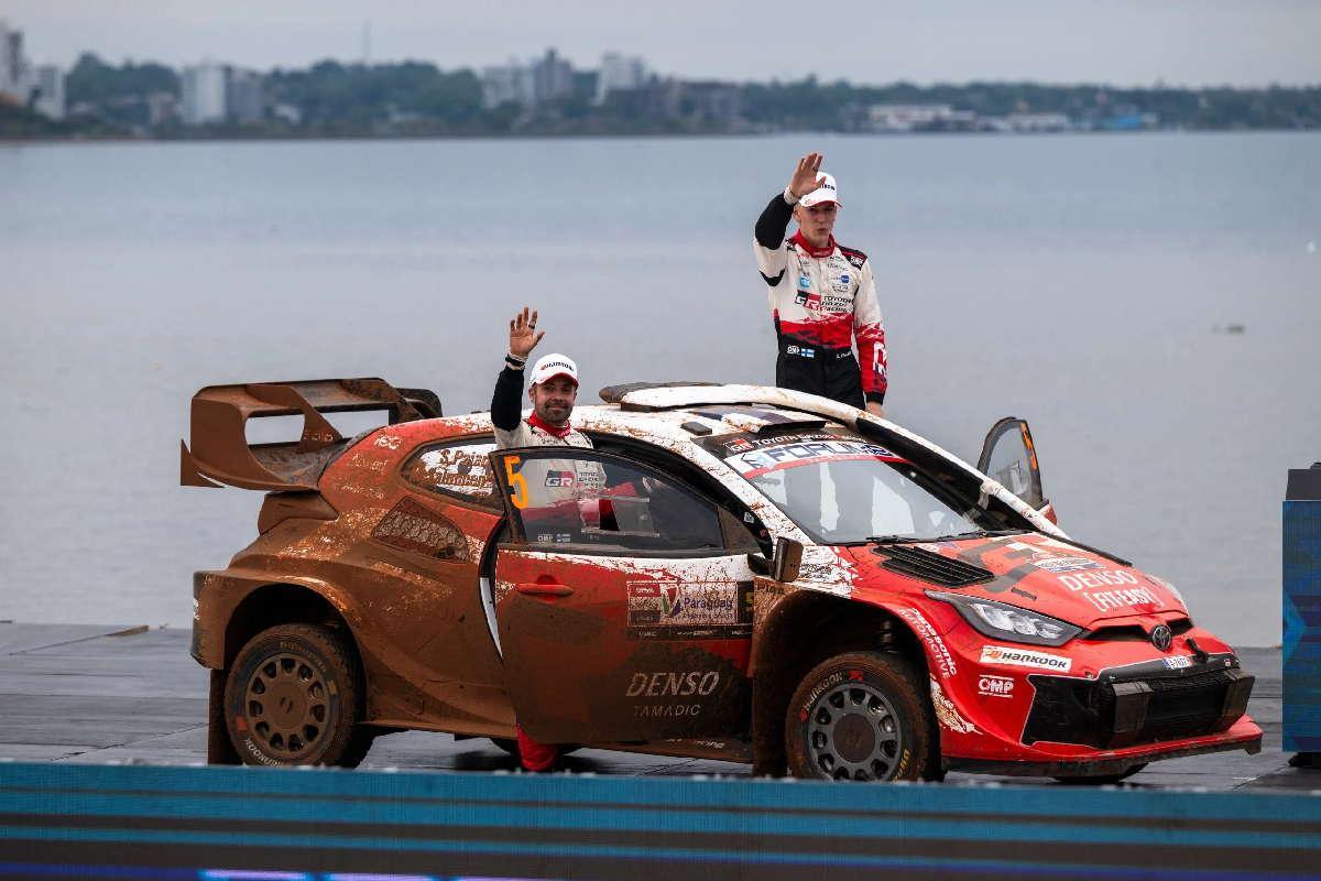 “Hatrick” para Sami Pajari e histórico triunfo de Diego Domínguez Bejarano en el WRC ueno Rally del Paraguay 2026