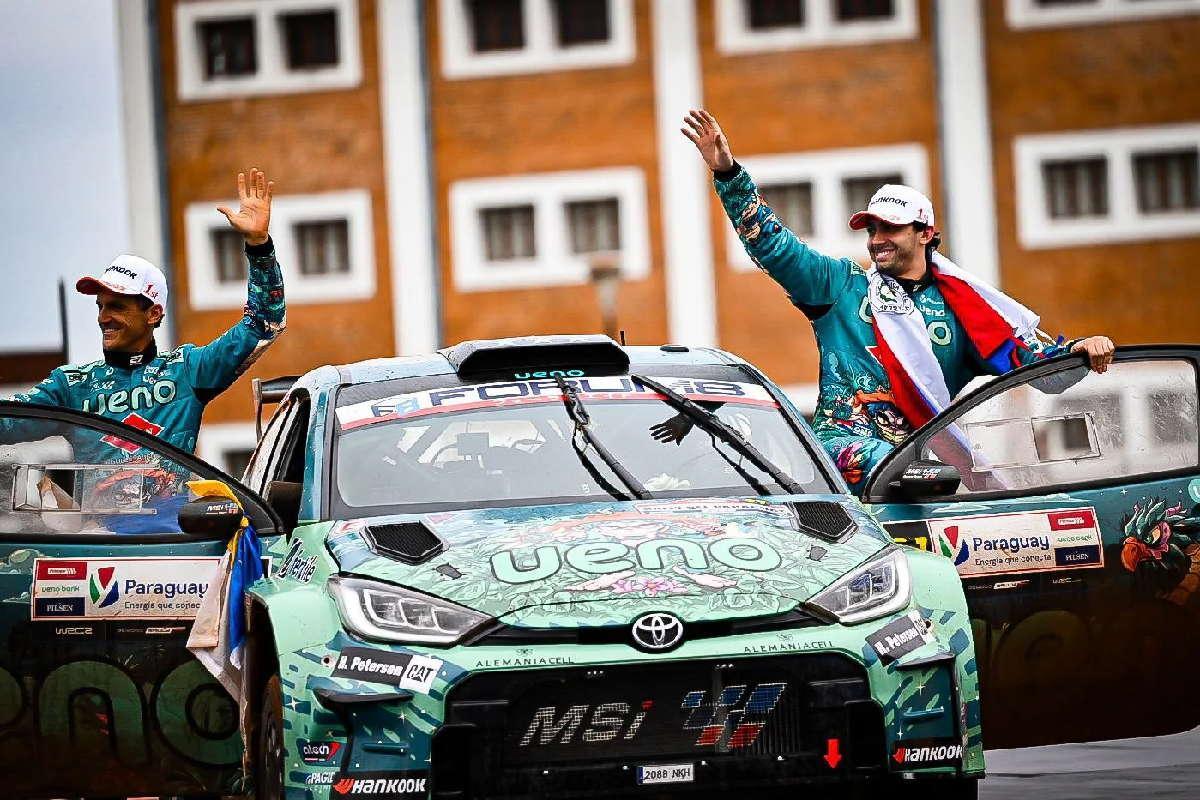 “Hatrick” para Sami Pajari e histórico triunfo de Diego Domínguez Bejarano en el WRC ueno Rally del Paraguay 2026