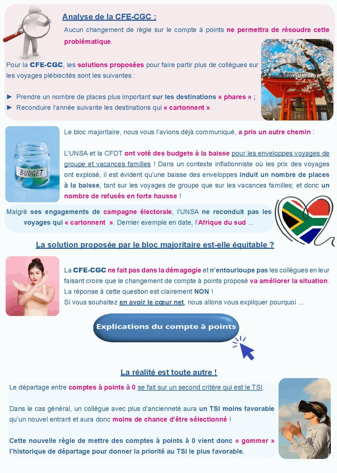 COSOG - Bidouilles sur les comptes à points