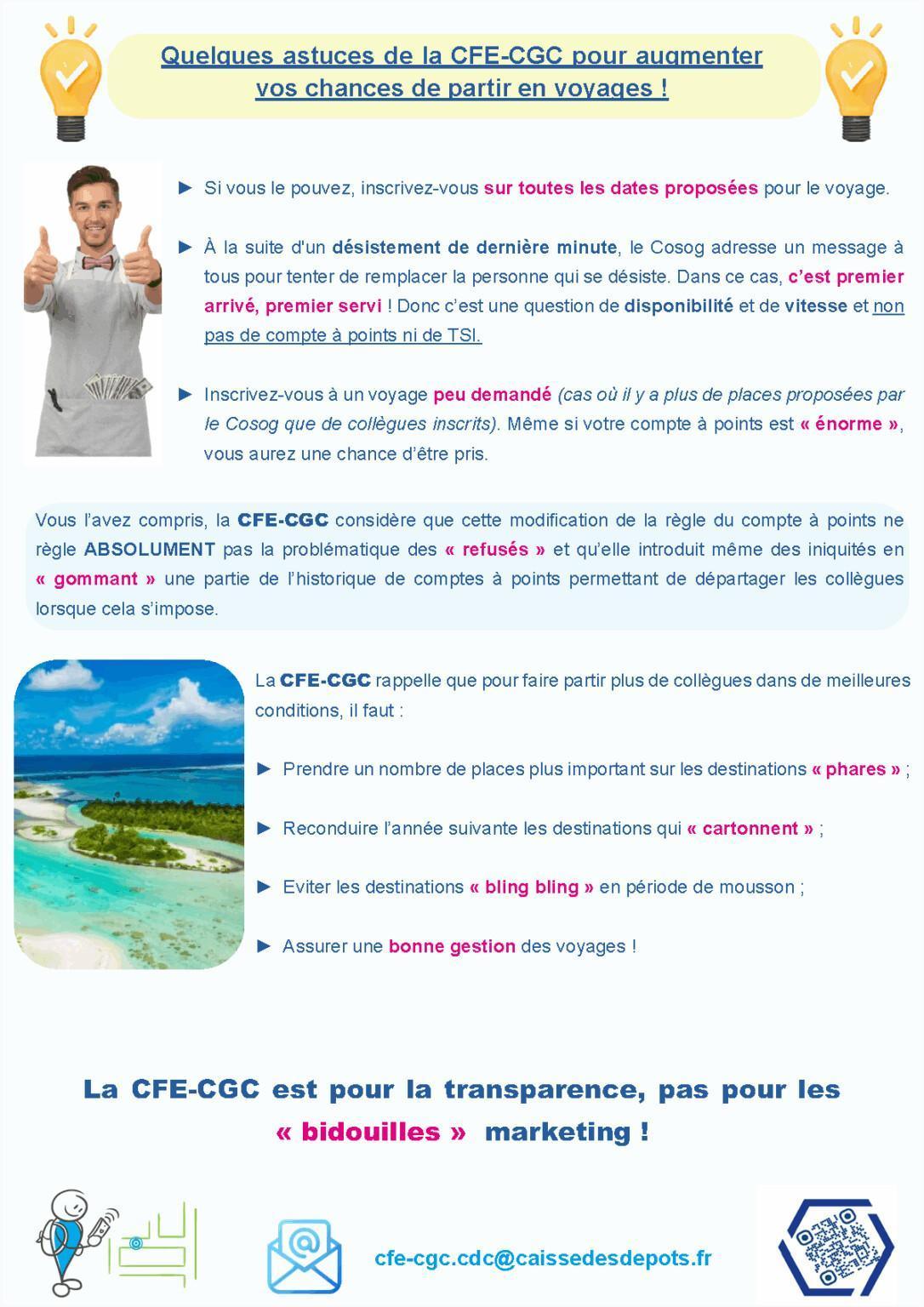 COSOG - Bidouilles sur les comptes à points