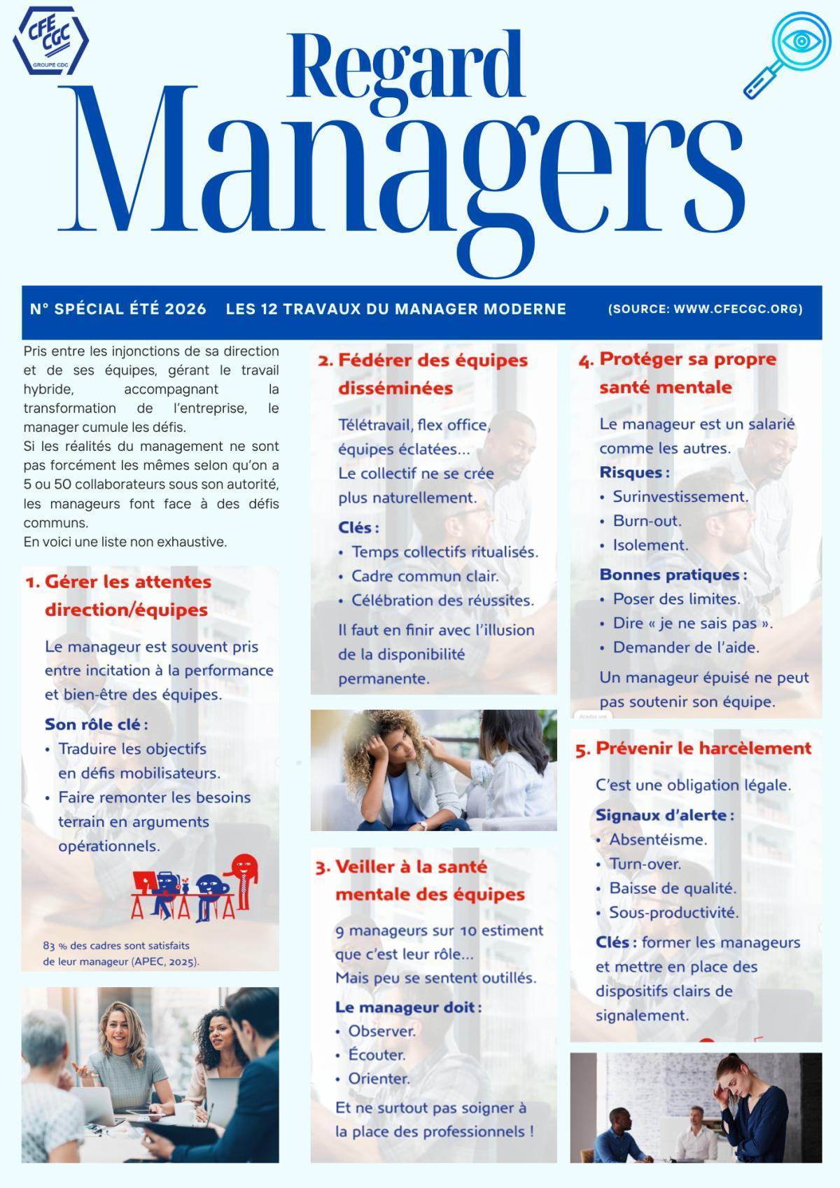 REGARD MANAGERS N° Spécial rentrée 2026