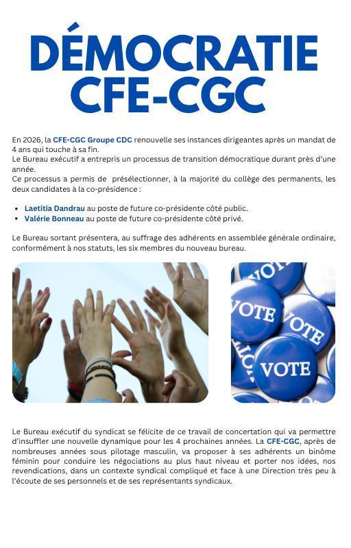 [CFE-CGC] 👥 Deux femmes, une équipe, une nouvelle dynamique !