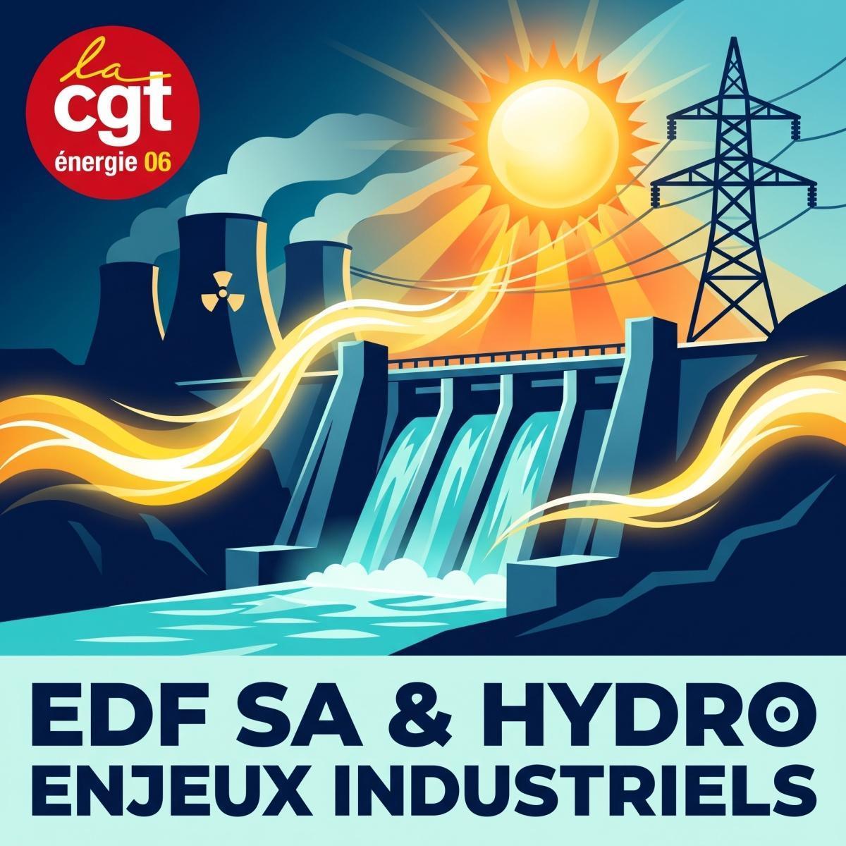 Loi Hydro en trompe-l'œil et stratégie EDF SA&nbsp;: le décryptage de la CGT