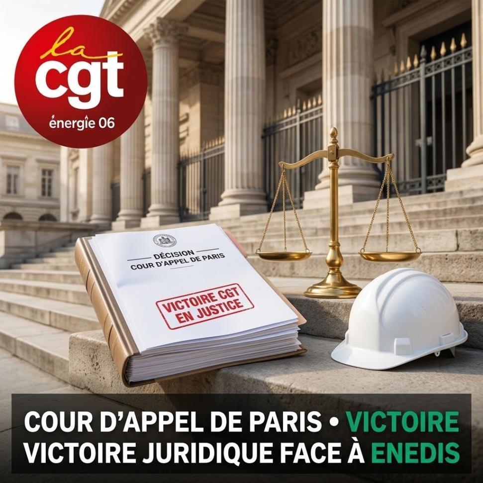 Victoire : la justice donne raison à la CGT face à Enedis et conforte le droit d'informer les agents ! Victoire : la justice donne raison à la CGT face à Enedis et conforte le droit d'informer les agents !