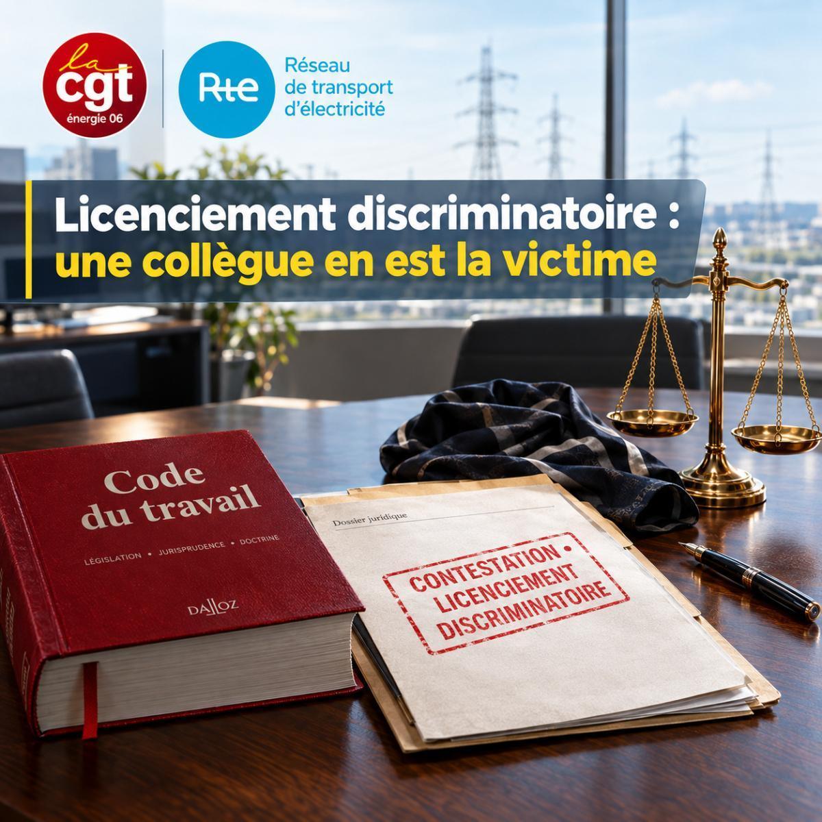 RTE : une collègue licenciée pour le port d'un foulard, la direction en pleine dérive autoritaire RTE : une collègue licenciée pour le port d'un foulard, la direction en pleine dérive autoritaire