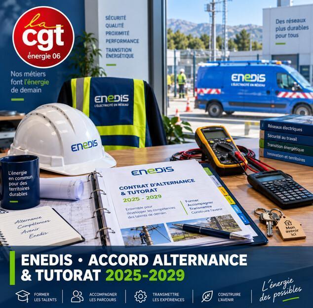 Accord alternance Enedis 2025-2029&nbsp;: le guide des droits pour les alternants et les tuteurs à la rentrée 2026