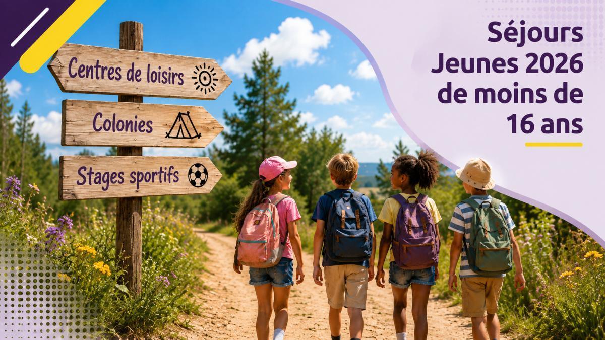Séjours Jeunes 2026 de moins de 16 ans