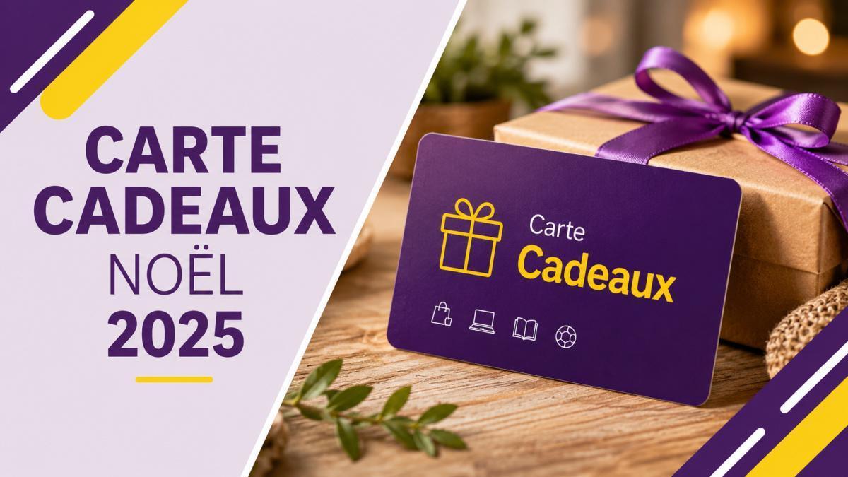 Carte Cadeaux Noël 2025