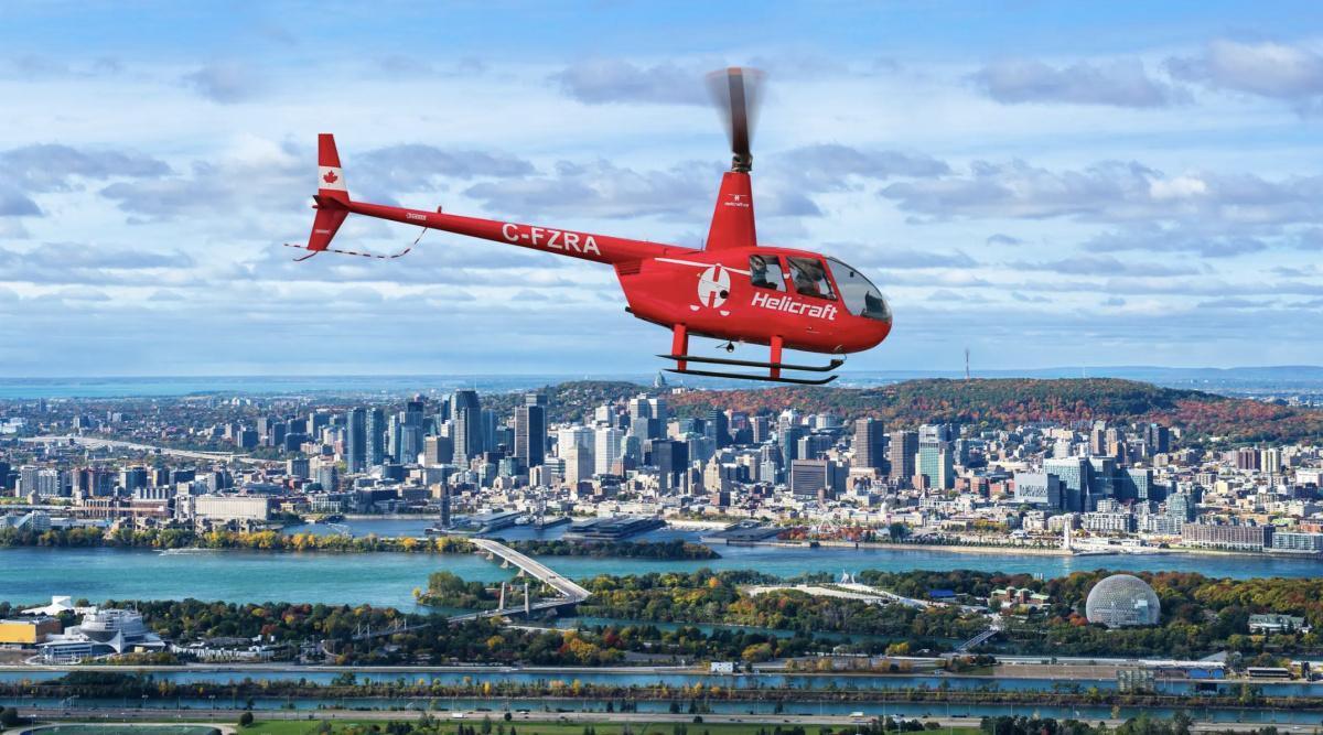 Survoler Montréal en hélicoptère : un vol panoramique de 20 ou 30 minutes