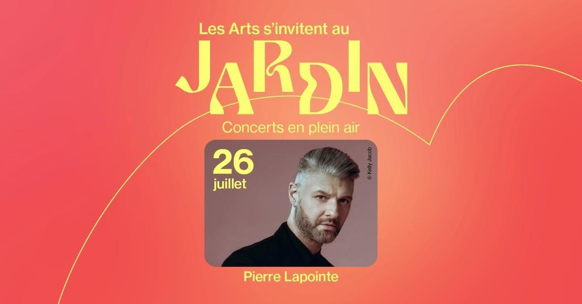Pierre Lapointe au Jardin botanique de Montréal