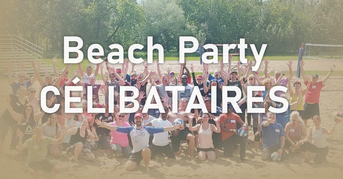 Marche et beach party entre célibataires au Parc Promenade-Bellerive