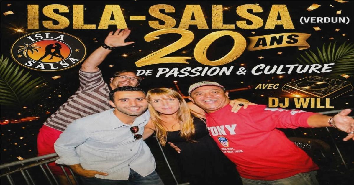 Isla-Salsa avec DJ Will à Verdun