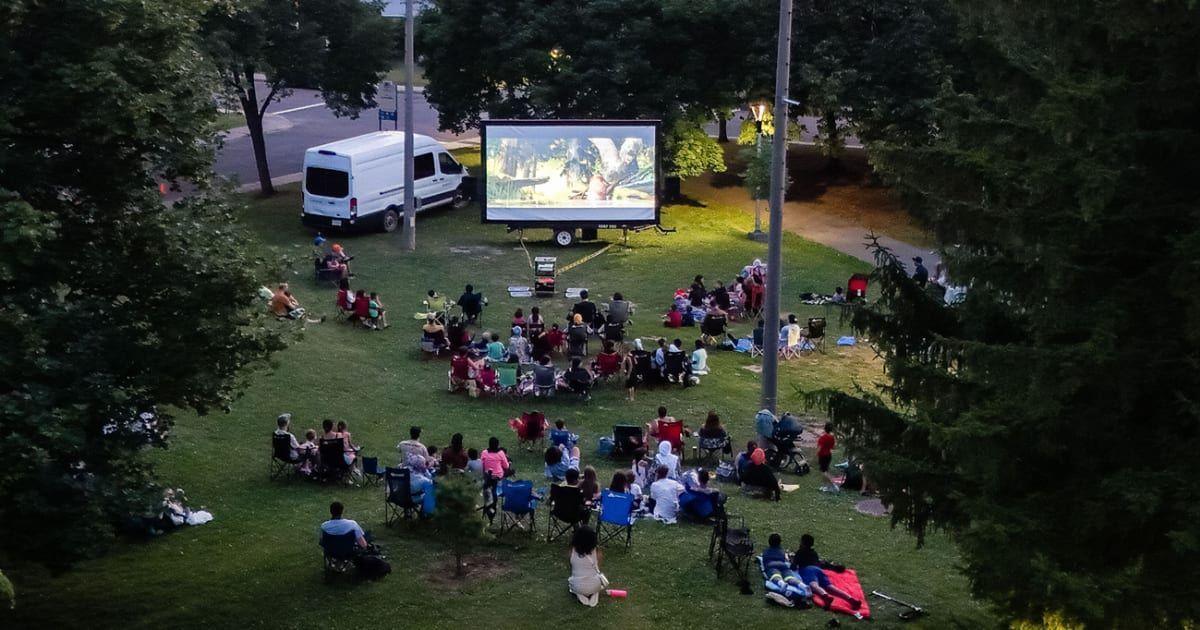 Cinéma en plein air au parc Goncourt Cinéma en plein air au parc Goncourt