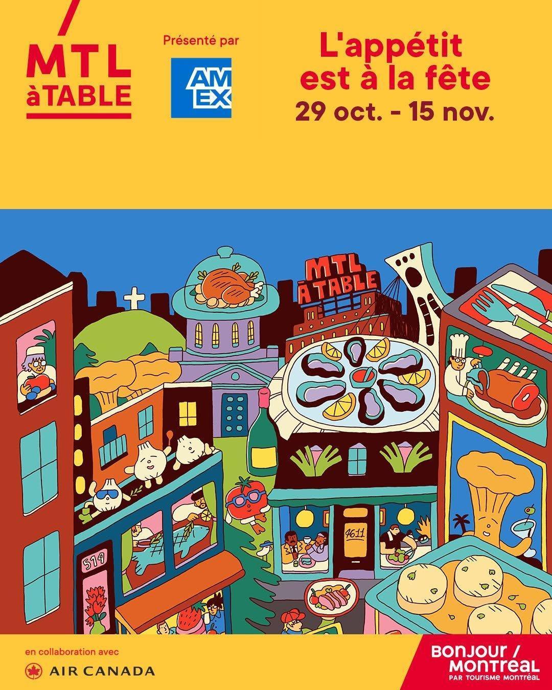 MTLàTABLE 2026, jeudi 29 octobre 2026 (premier jour)