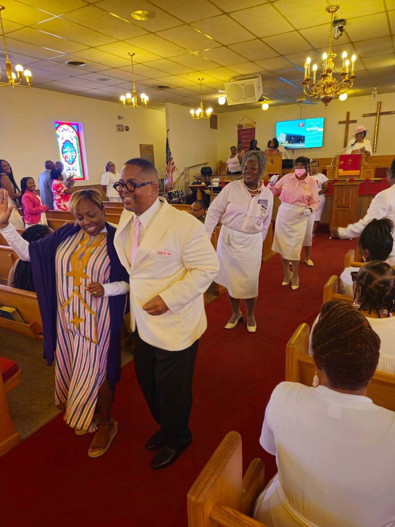 Bishop and Lady Kim on Women's Day