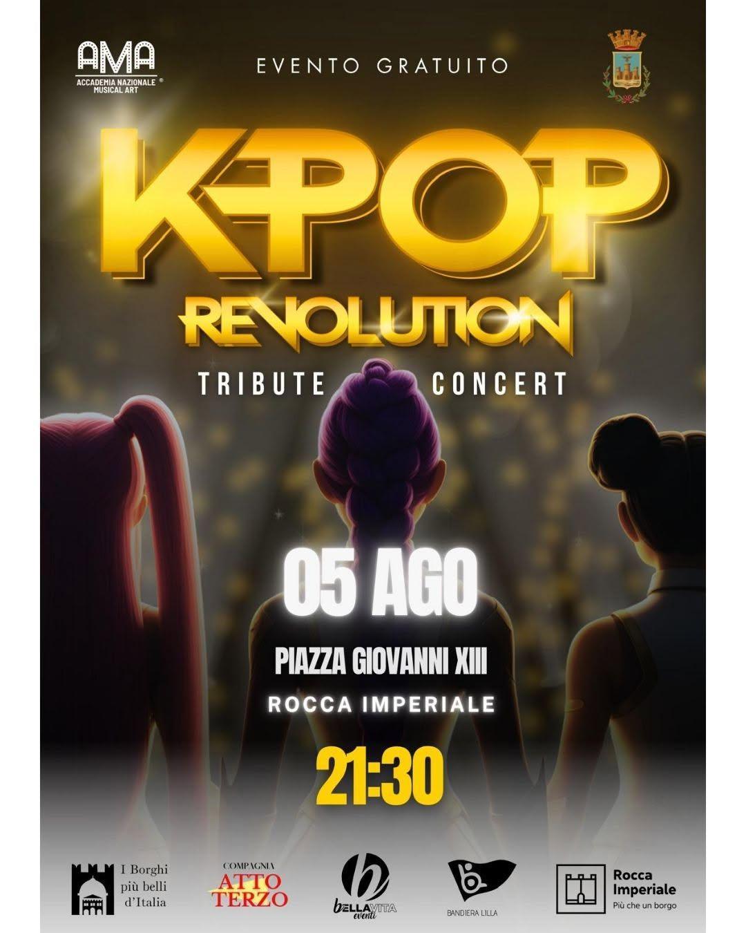 Kpop Revolution - Tribute Concert (Inizio ore 21.30)
