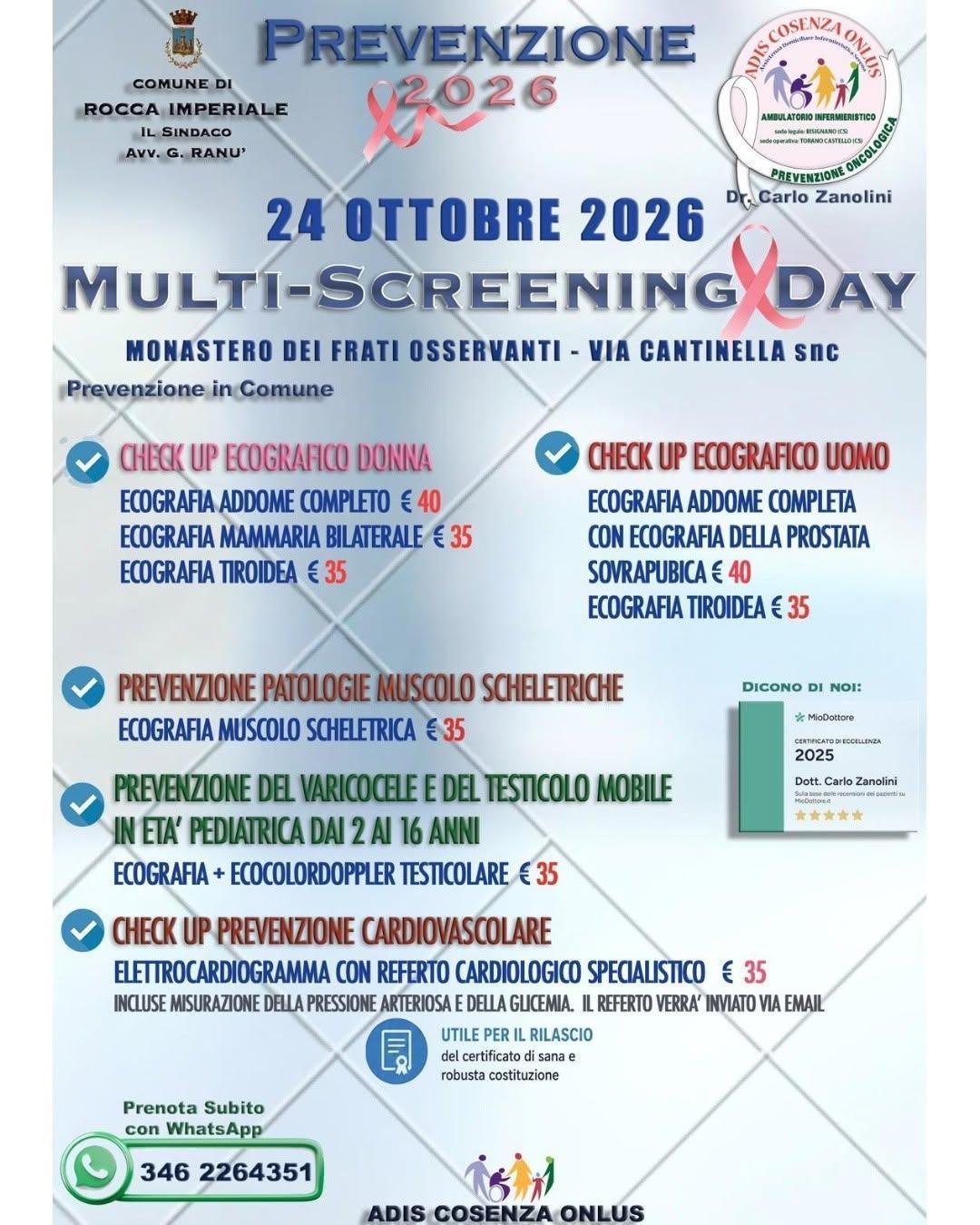 Prevenzione In Comune - Multi-screening Day 