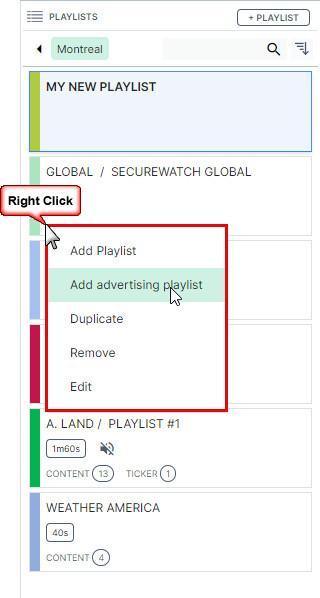 Creare una playlist Creare una playlist