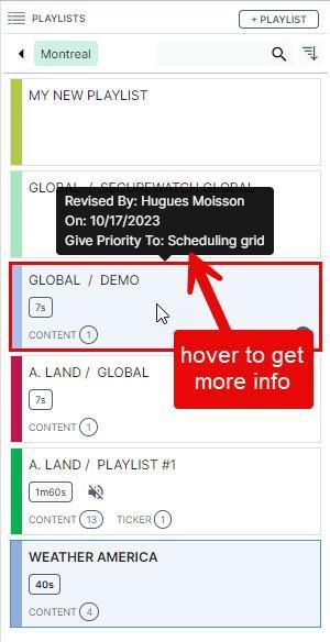 Creare una playlist Creare una playlist