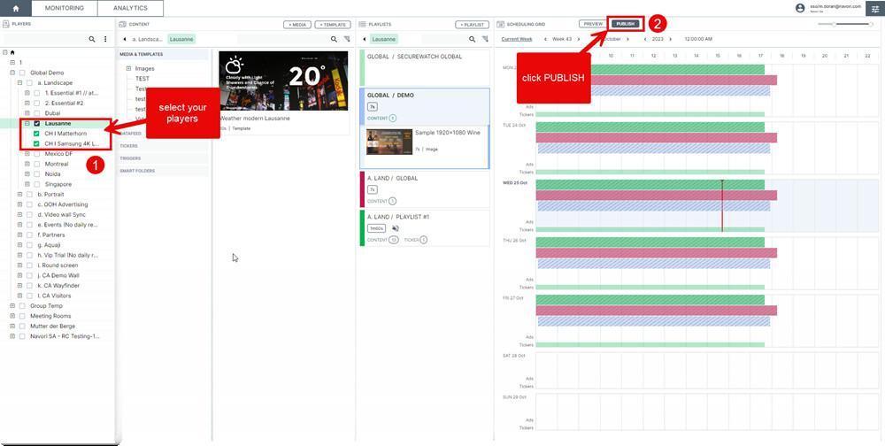 Programmare e pubblicare i contenuti Programmare e pubblicare i contenuti