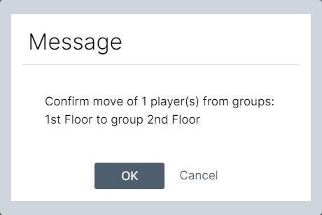 Spostare i player tra gruppi Spostare i player tra gruppi