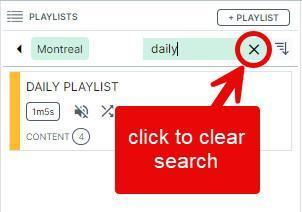 Cercare le playlist Cercare le playlist