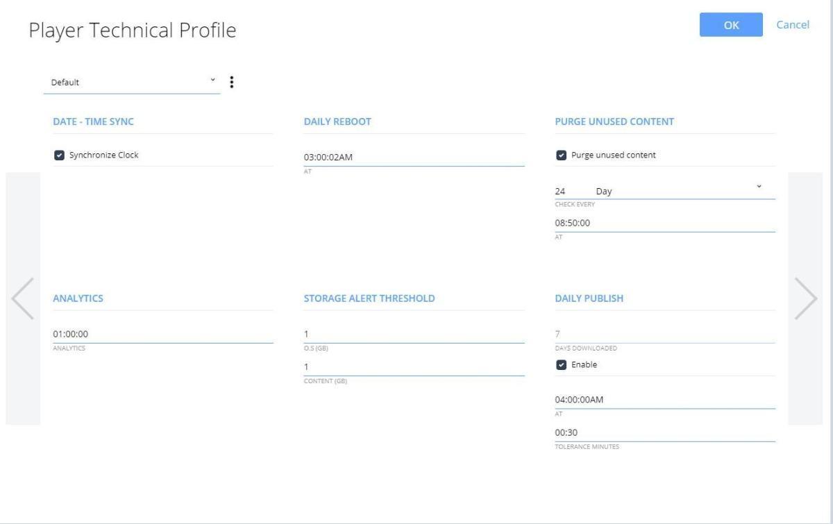 Player Technical Profile di QL On-Premise Player Technical Profile di QL On-Premise