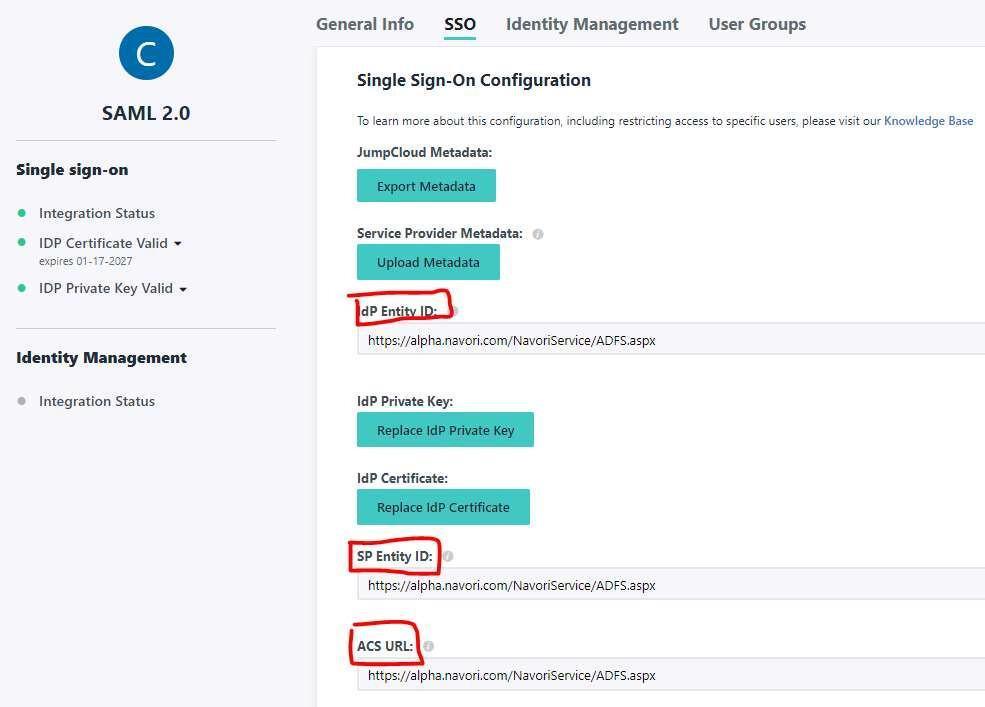Come configurare l'integrazione SSO con JumpCloud Come configurare l'integrazione SSO con JumpCloud