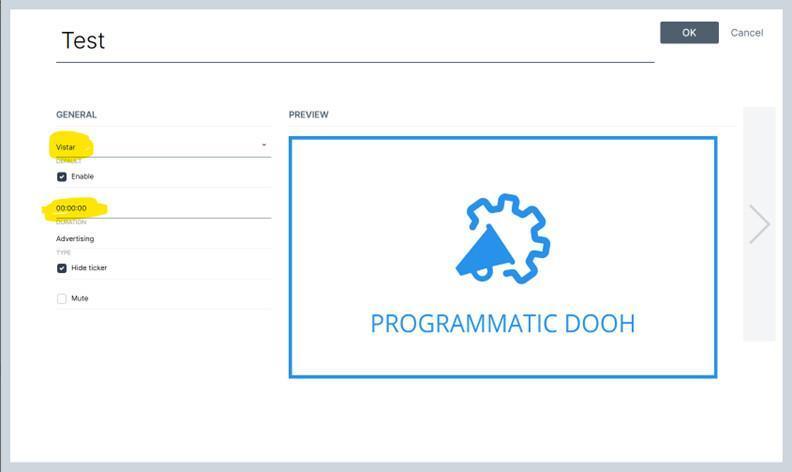 Sincronizzazione dei media pubblicitari programmatici (Vistar e Hivestack) – Novità di Navori QL 2.12 Sincronizzazione dei media pubblicitari programmatici (Vistar e Hivestack) – Novità di Navori QL 2.12