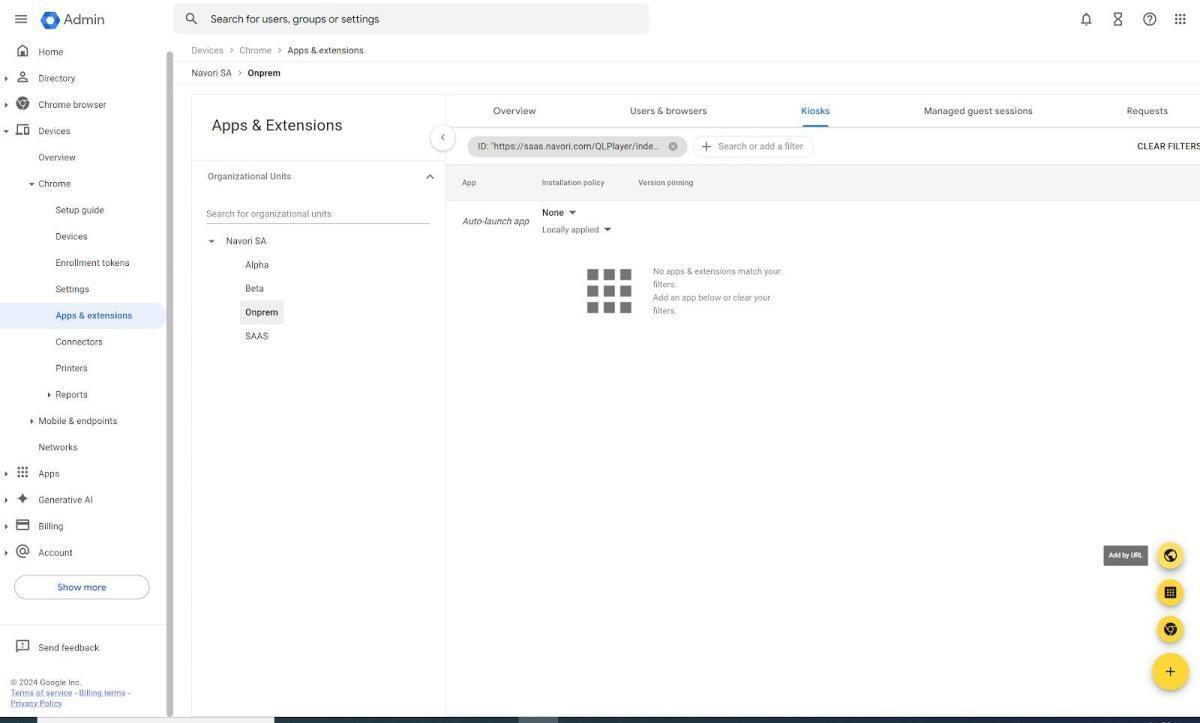ChromeOS - Guida all'installazione del QL Player ChromeOS - Guida all'installazione del QL Player