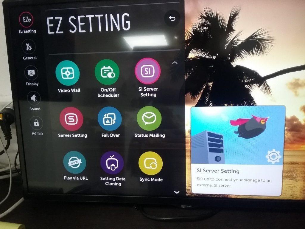Configurazione del QL Player - LG WebOS Configurazione del QL Player - LG WebOS