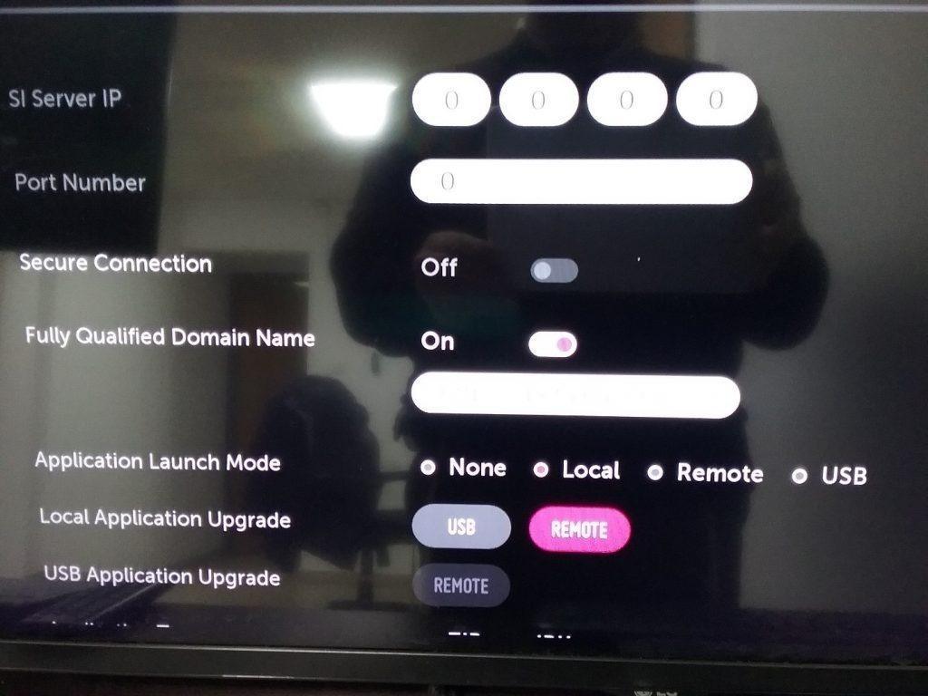 Configurazione del QL Player - LG WebOS Configurazione del QL Player - LG WebOS