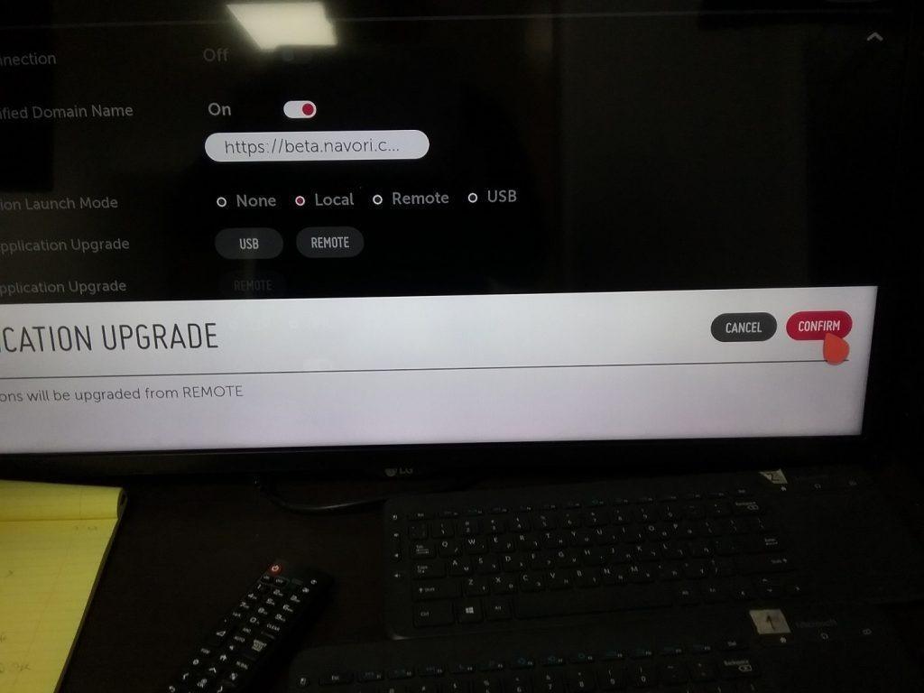 Configurazione del QL Player - LG WebOS Configurazione del QL Player - LG WebOS