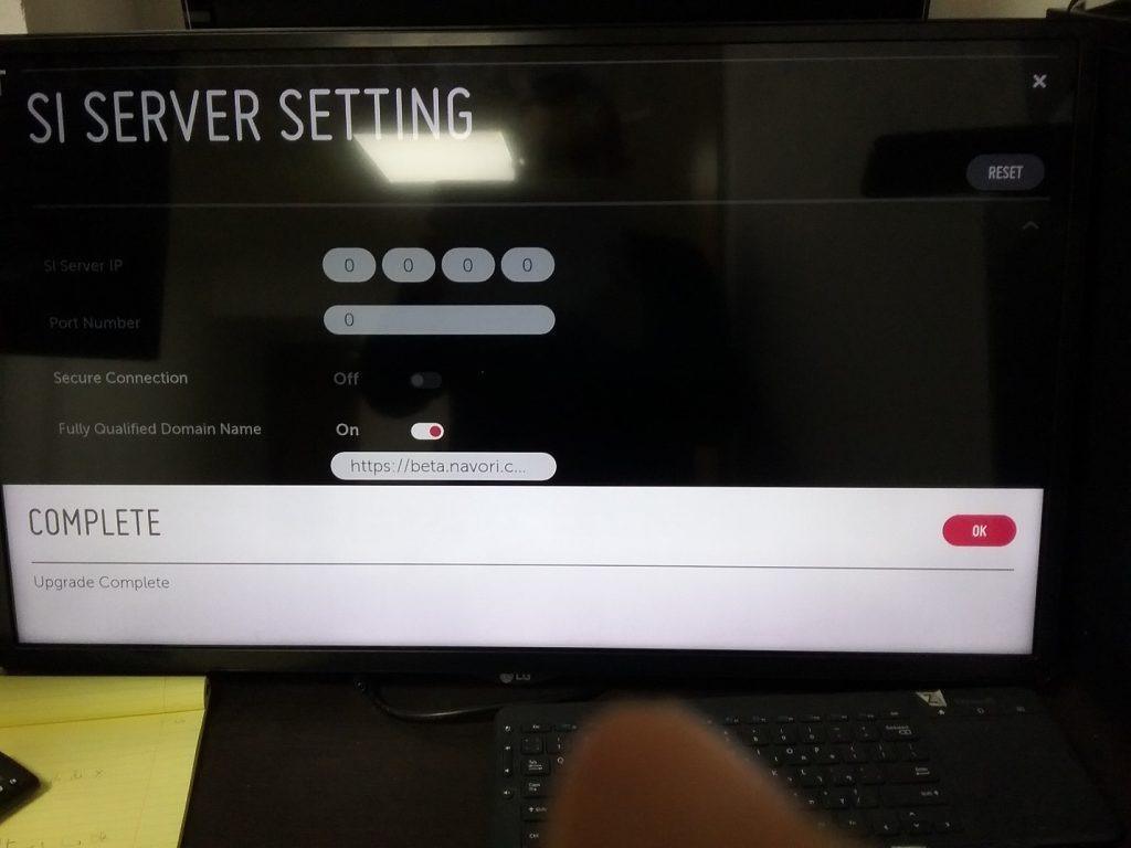 Configurazione del QL Player - LG WebOS Configurazione del QL Player - LG WebOS