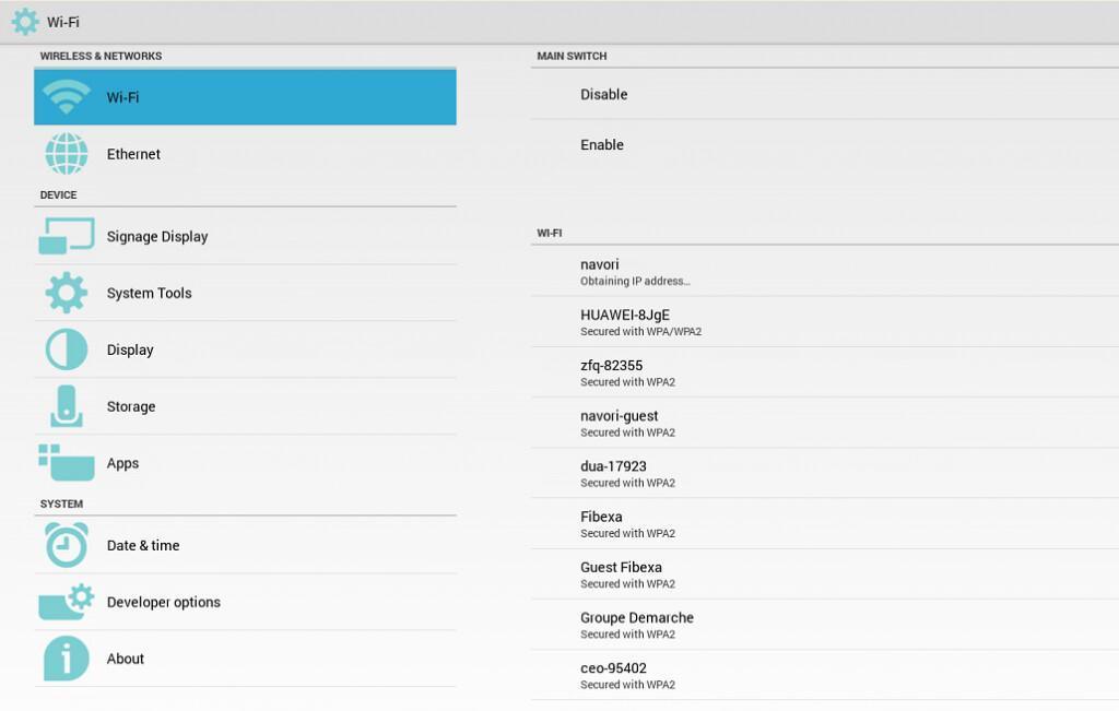 Configurazione del QL Player - Display Philips Android SoC Configurazione del QL Player - Display Philips Android SoC