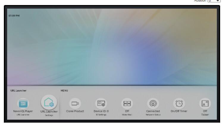 Come passare manualmente a un'altra versione del Navori Player su Samsung Tizen Come passare manualmente a un'altra versione del Navori Player su Samsung Tizen